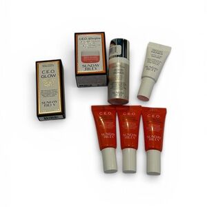 Sunday Riley Skincare Collection - lactic acid, fail oil, vitamin c serum, cream